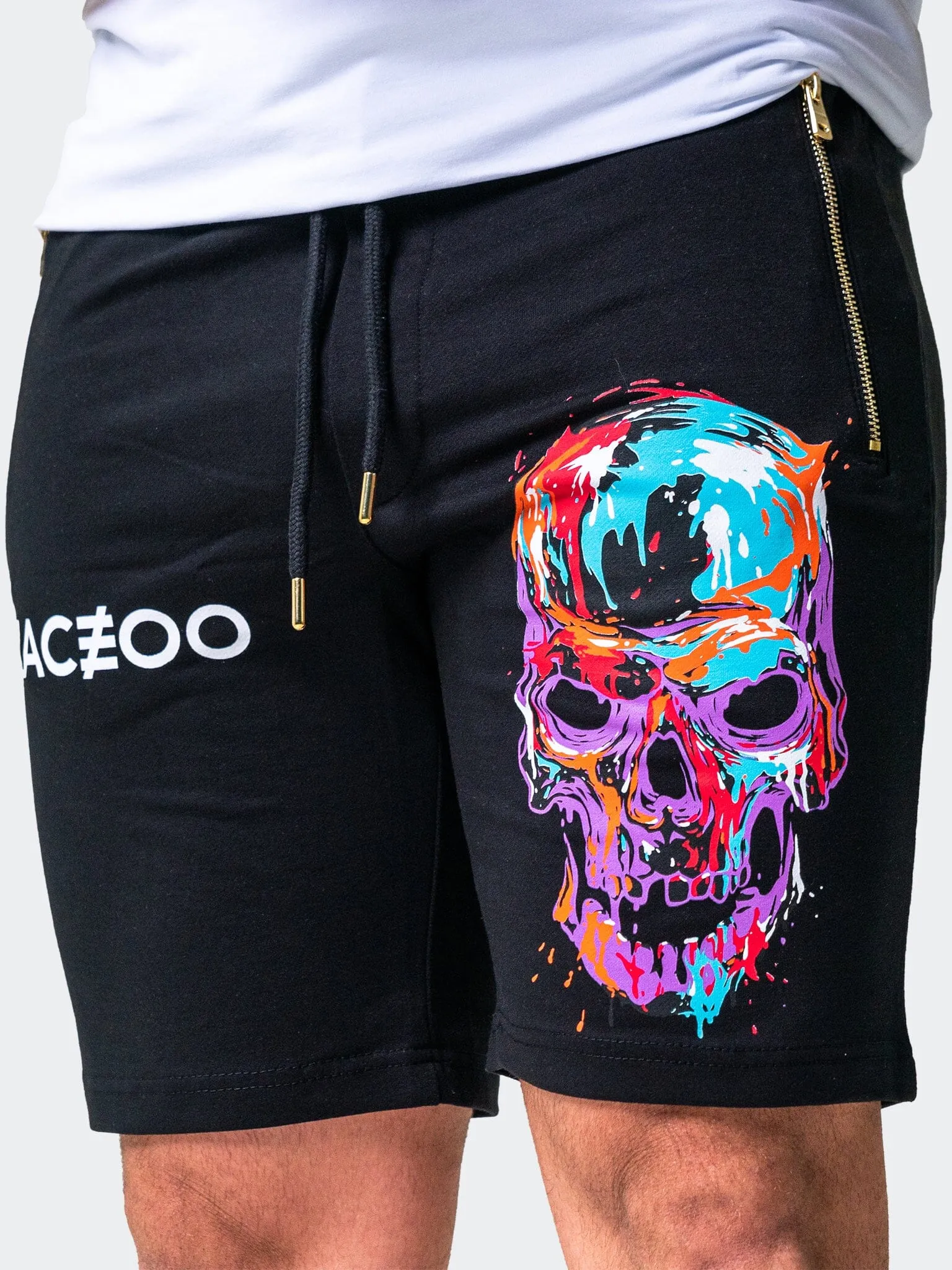 Shorts SkullPaint Black