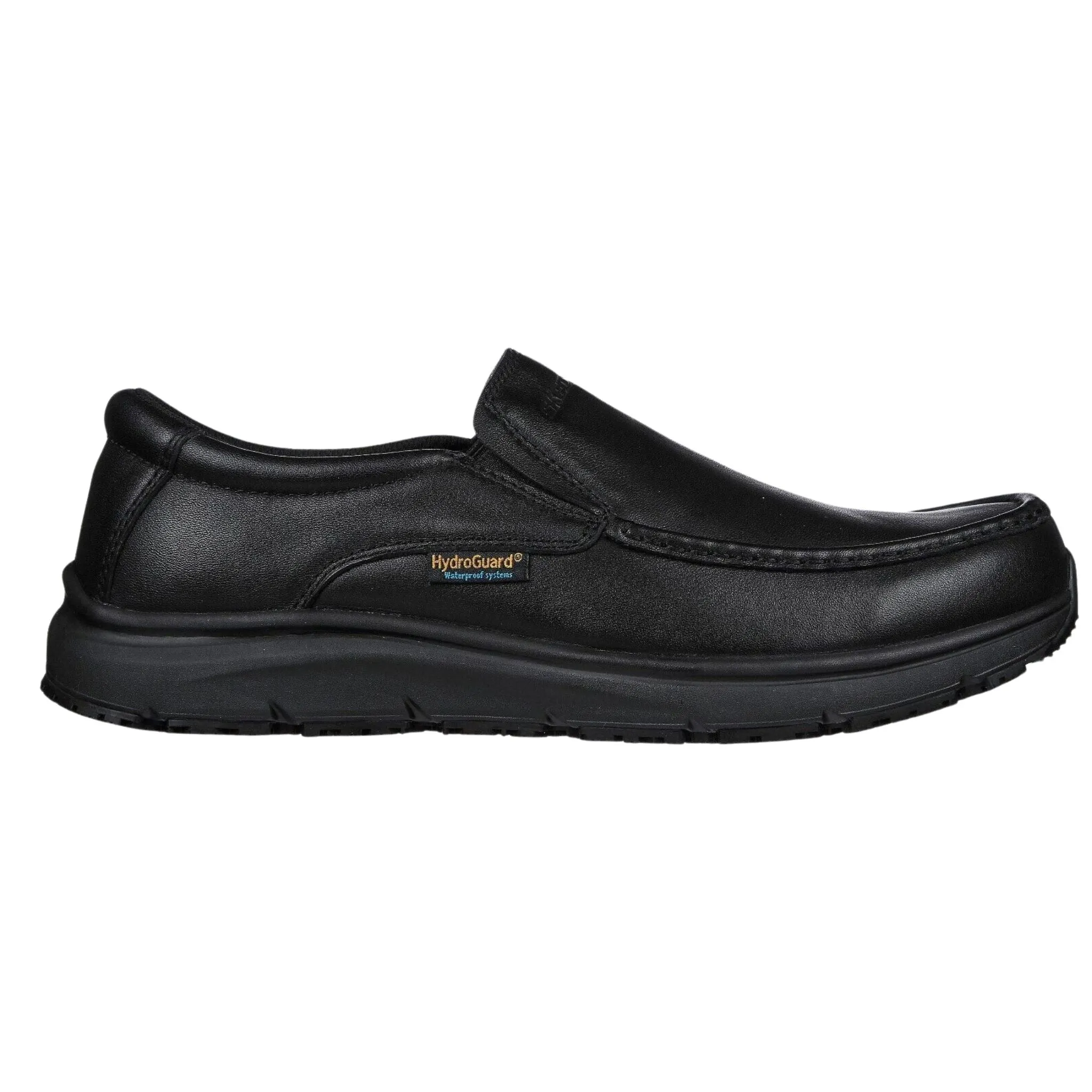 Skechers Men's 200077 Ulmus Mockit Black Slip Resistant Waterproof Work Shoes