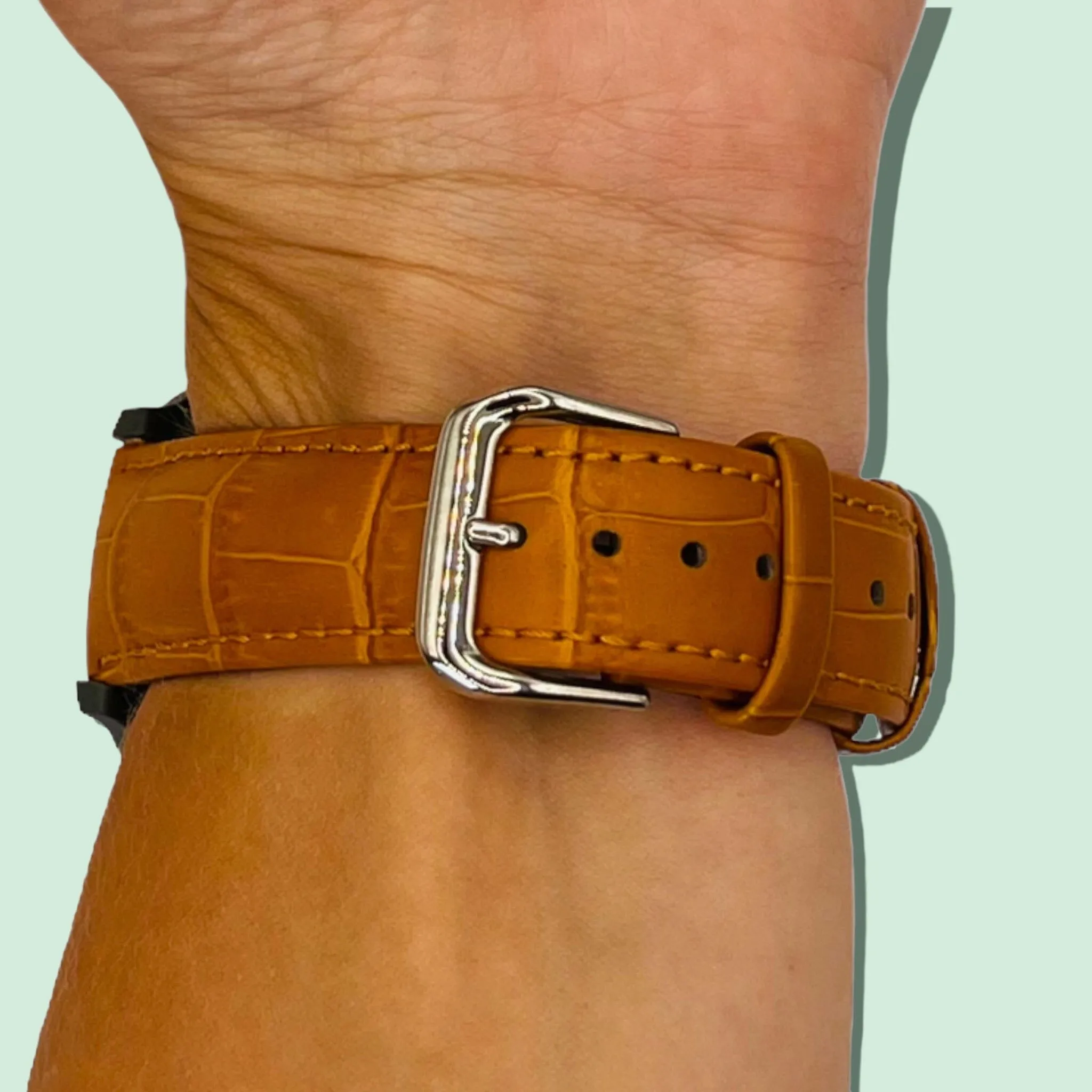 Snakeskin Leather Watch Straps Compatible with the Suunto Race