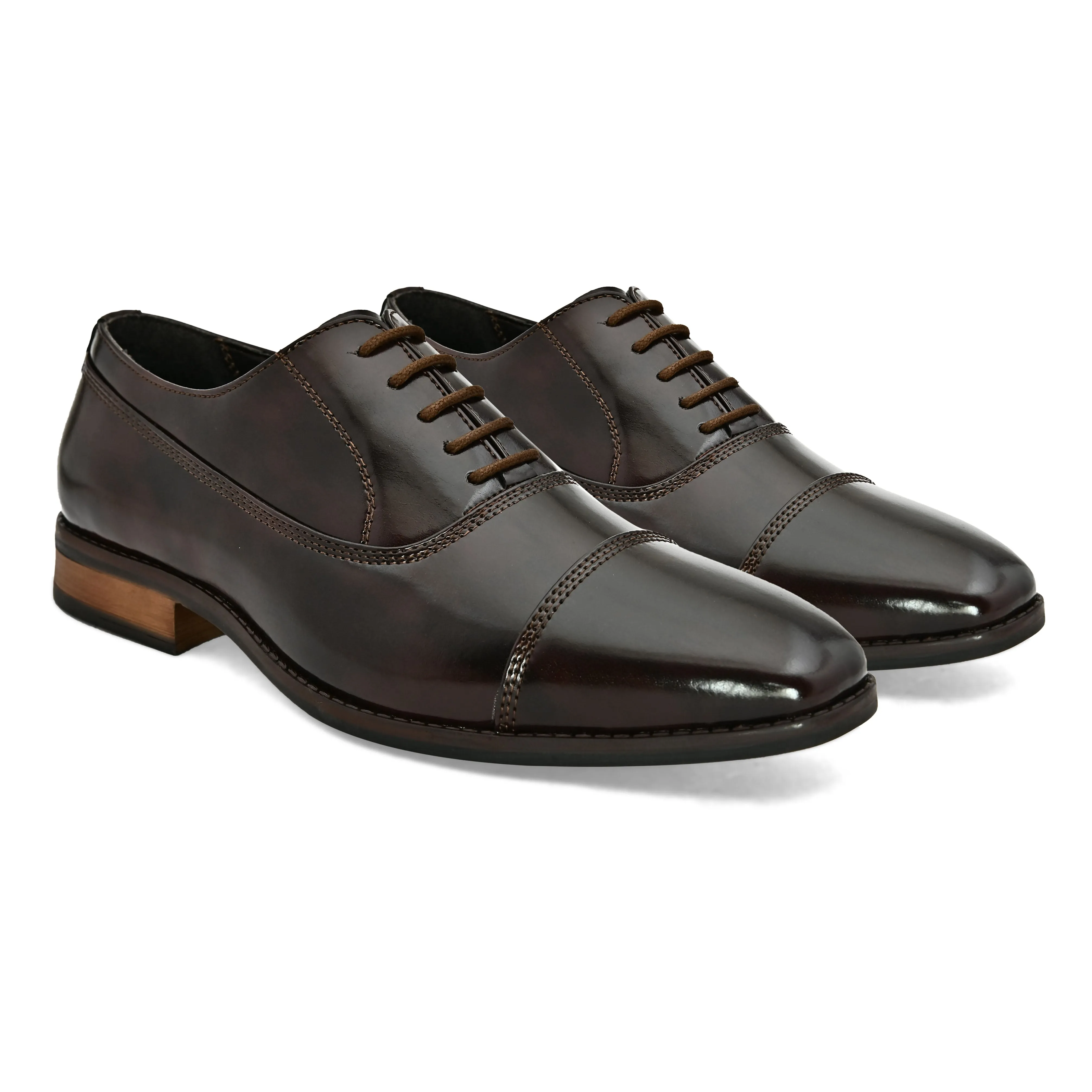 Trade Brown Derby Shoes