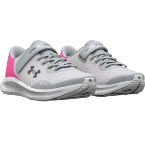 Under Armour Girls Trainer GPS Pursuit 3 AC Halo Grey/Pink