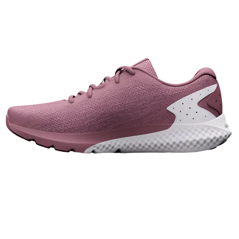 Under Armour Womens Trainer Charged Rogue 3 Knit Pink/White