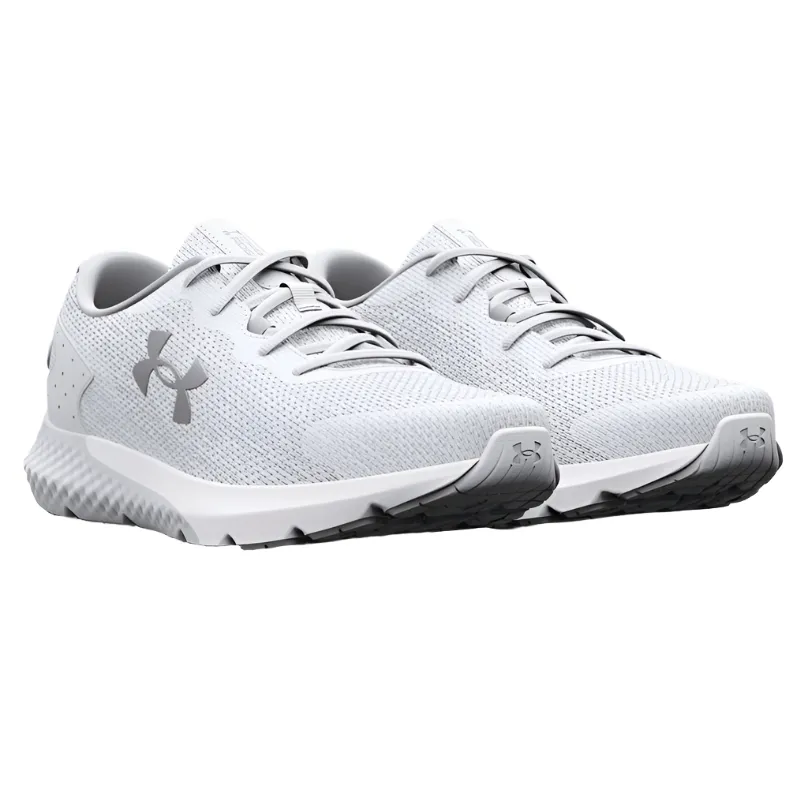 Under Armour Womens Trainer Charged Rogue 3 Knit White/Grey