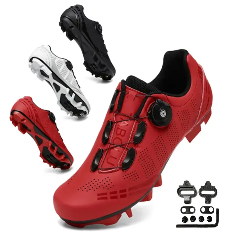 Unisex Cycling Sneaker MTB Shoes with Men Cleat Road Dirt Bike Flat Racing Women Bicycle Mountain Spd Mtb Shoes Zapatillas Mtb