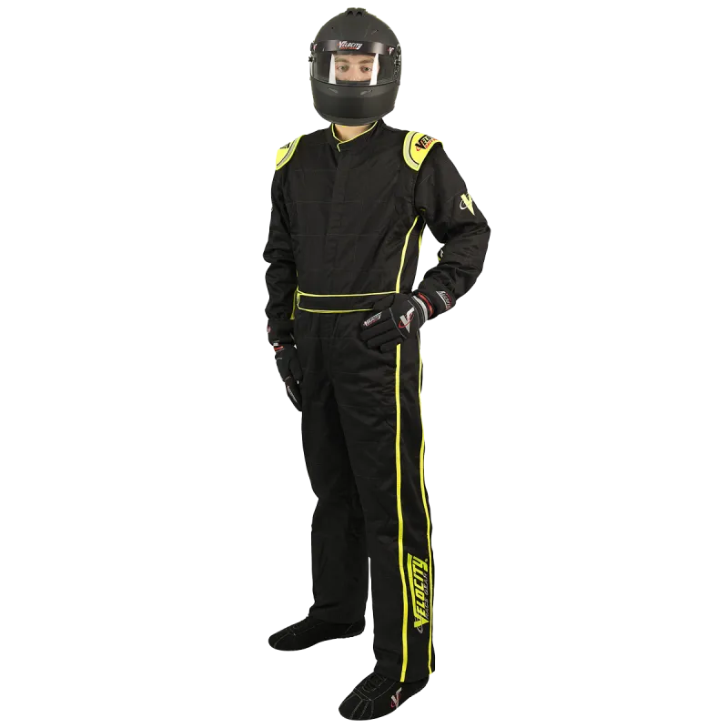 Velocity 5 Race Suit - Black/Fluo Yellow