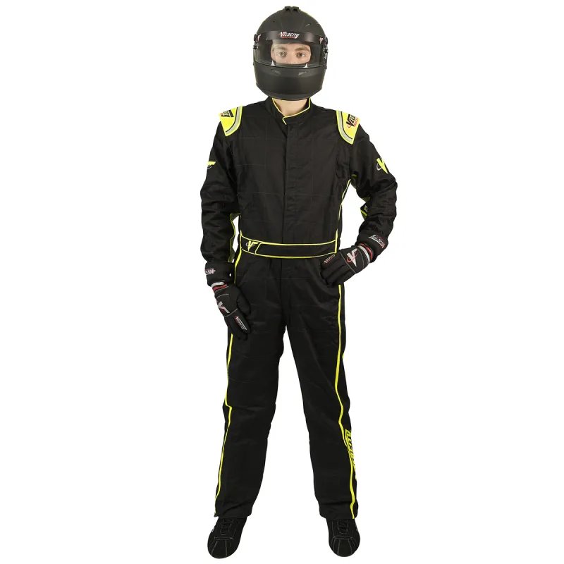 Velocity 5 Race Suit - Black/Fluo Yellow