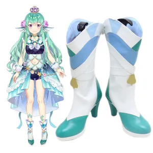 Virtual YouTuber Nijisanji LazuLight Portrait Finana Ryugu Shoes Cosplay Boots