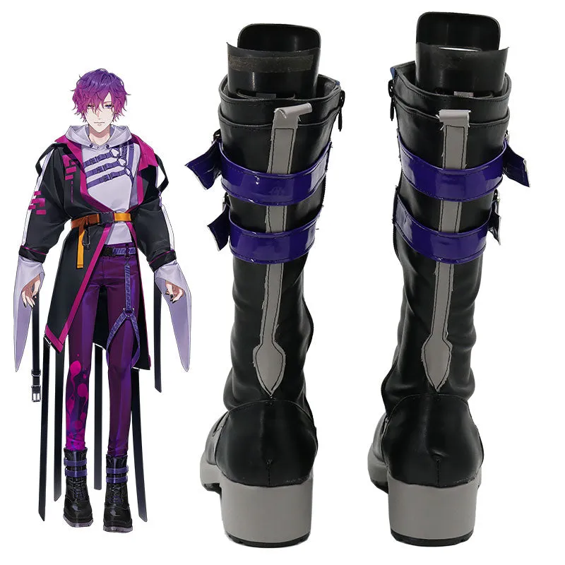 Virtual YouTuber Noctyx Uki Violeta Cosplay Shoes