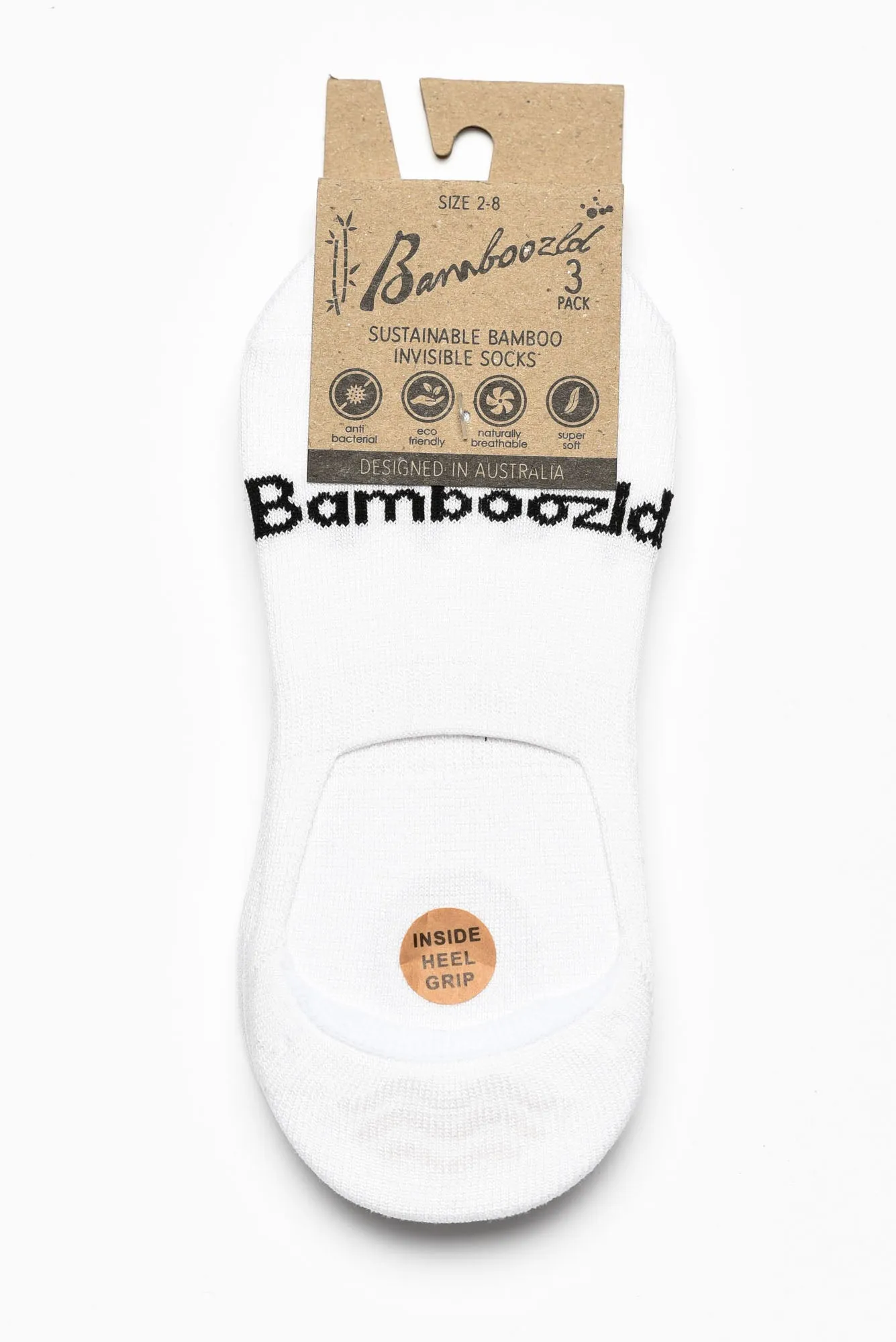 White Bamboo Three Pack Sockettes