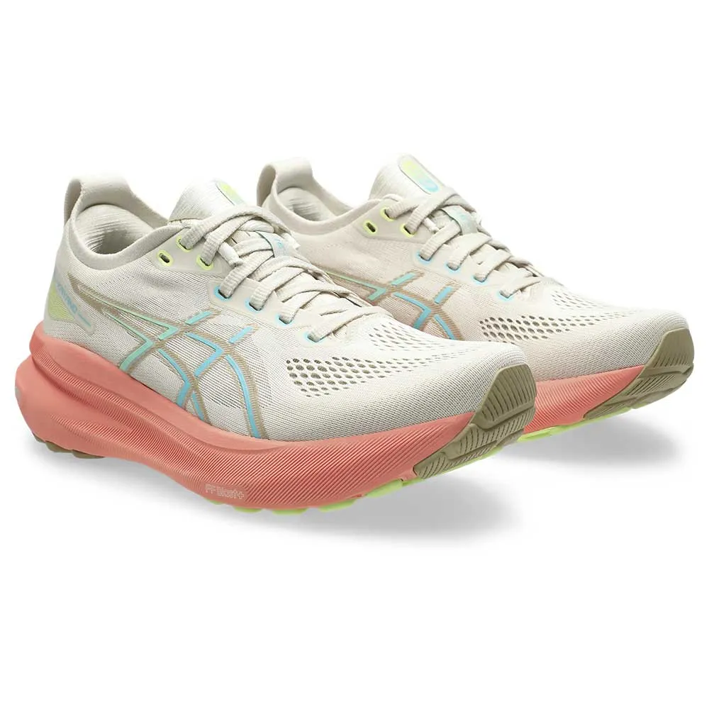 Women's Gel-Kayano 31 Running Shoe - Birch/Energy Aqua - Regular (B)