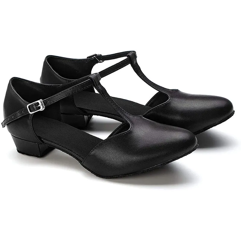 Women's Leatherette Flats Ballroom Dance Shoes Character Shoes