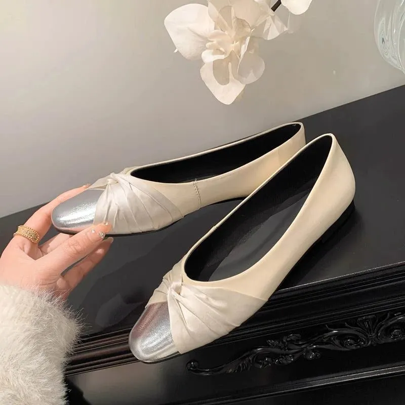 Women's Soft Genuine Leather Slip-on Flat Heel Shoes