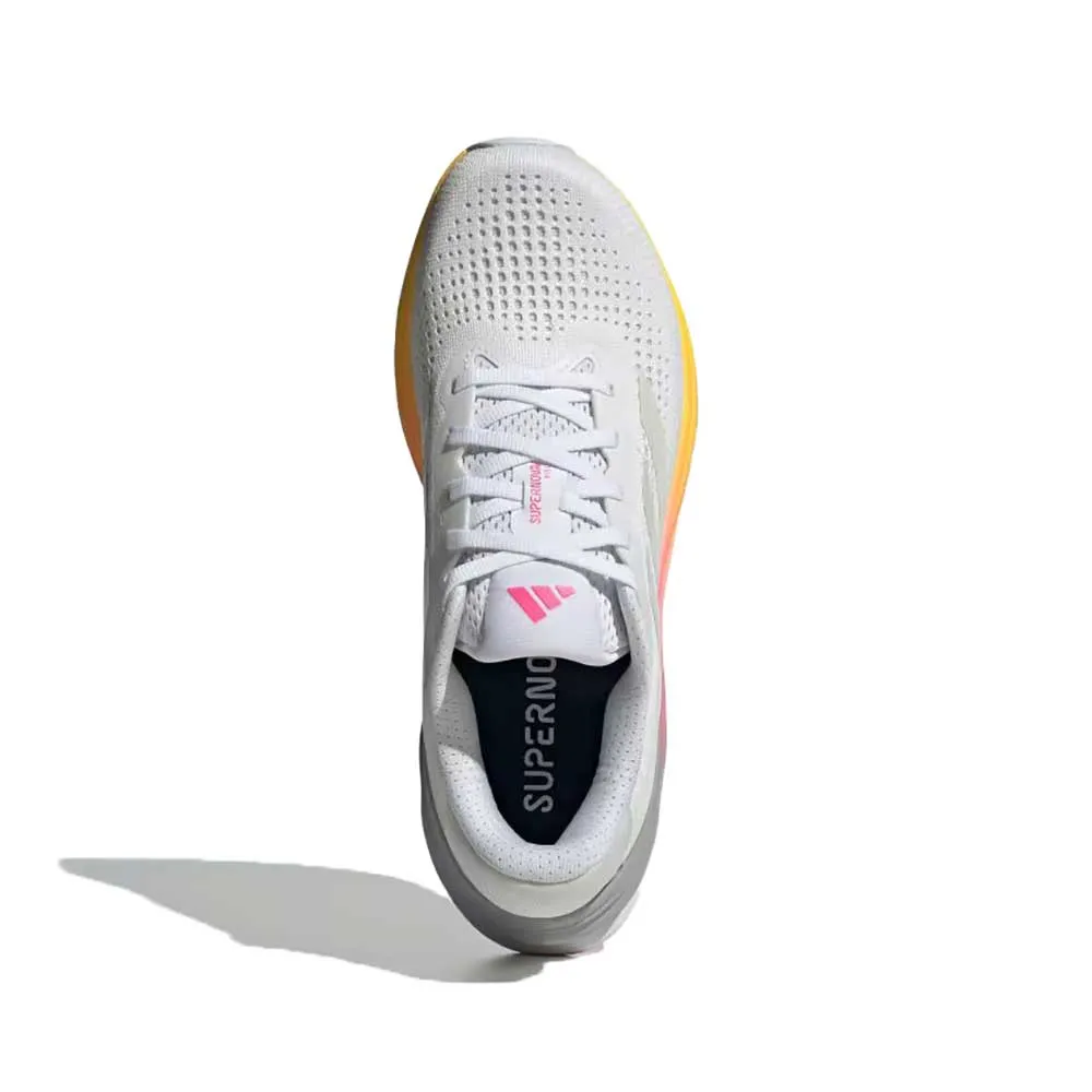 Women's Supernova Rise Running Shoe -  Footwear white/Crystal white/Lucid pink - Regular (B)