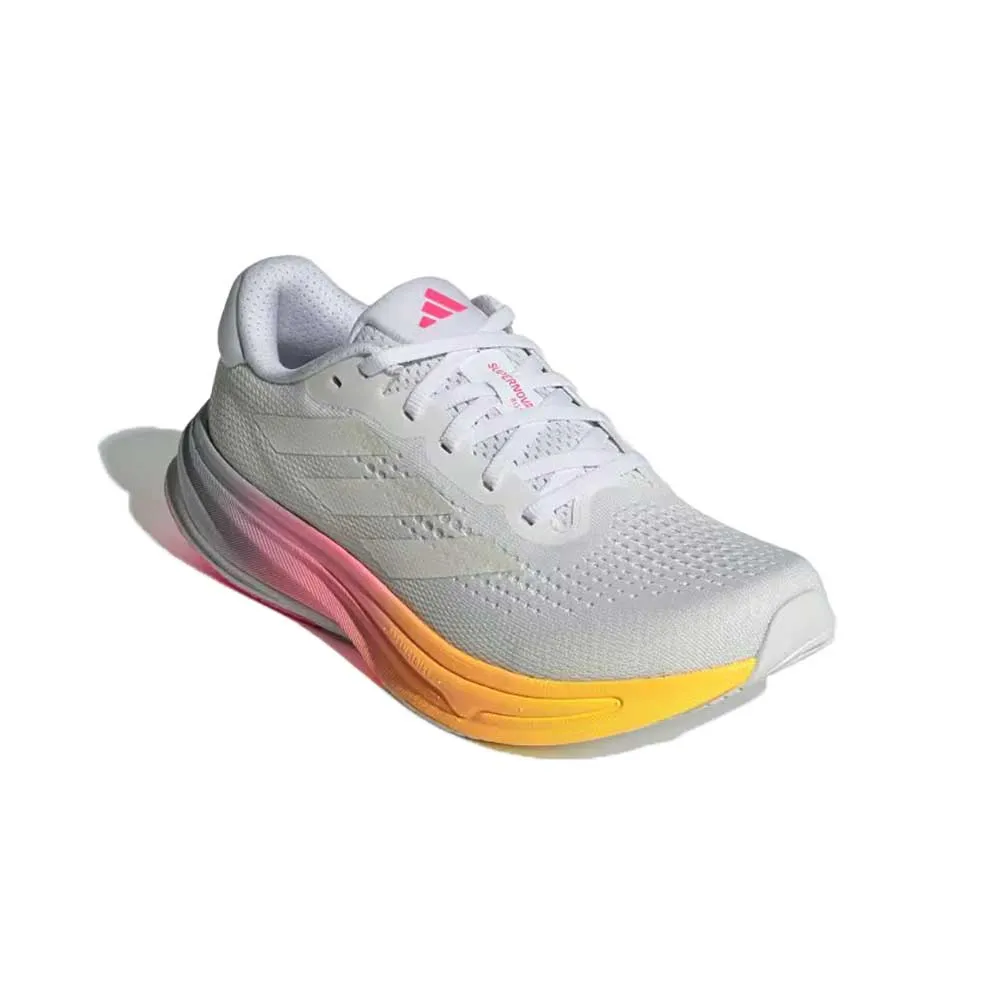 Women's Supernova Rise Running Shoe -  Footwear white/Crystal white/Lucid pink - Regular (B)